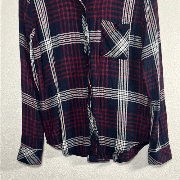 Rails Plaid Button-Up Shirt Medium - Picture 4 of 5